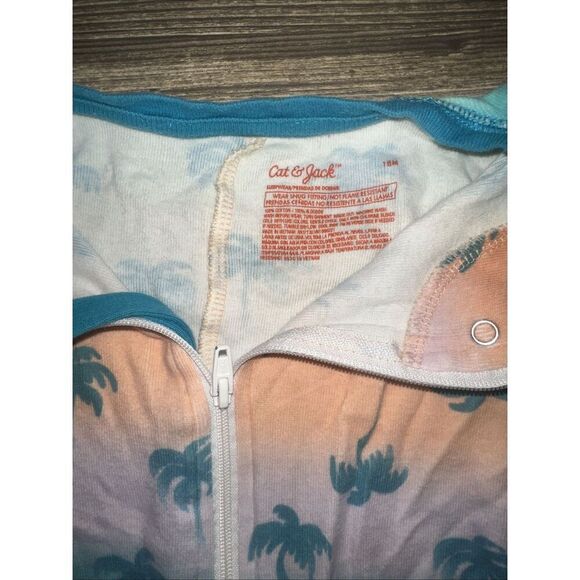 Cat & Jack Baby Boy Size 18M Rompers Long Sleeve 'Palm & Trucks' (2 Pack) NWOT.Q - Picture 5 of 5